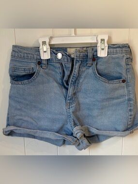 Universal Thread Light Blue Denim Roll-Cuff Women's Shorts